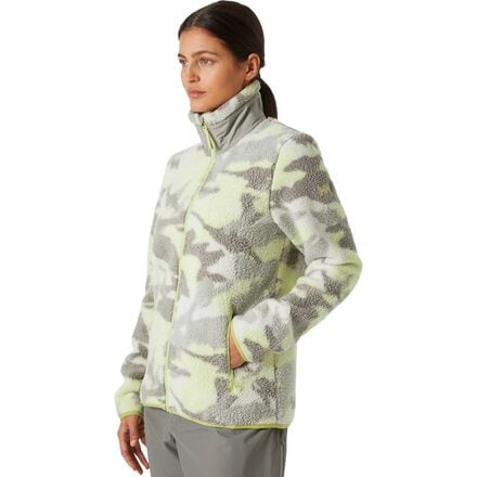 Helly Hansen - Imperial Printed Pile Jacket - Women's - Iced Matcha Woodland Camo