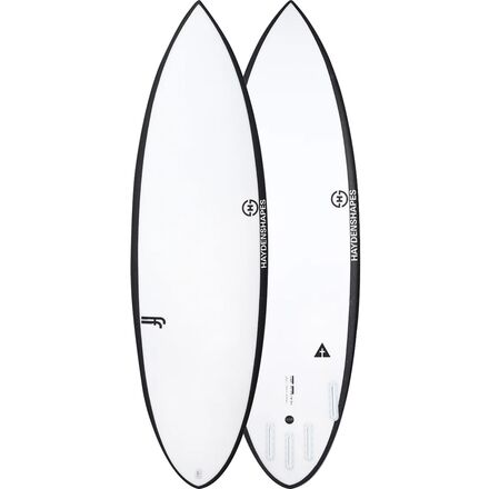 Haydenshapes - Holy Hypto FutureFlex - FCSII 5 Fin Surfboard - Clear