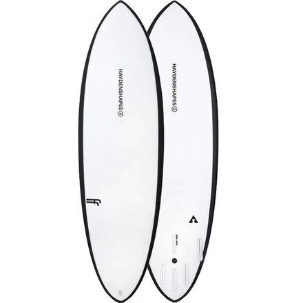 Haydenshapes - Hypto Krypto FutureFlex - FCSII 5 Fin Surfboard - Clear