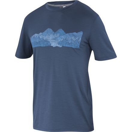 Ibex - White Clouds Art T-Shirt - Short-Sleeve - Men's