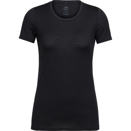 Icebreaker - Tech Lite SS Low Crewe Shirt - Women's - Black