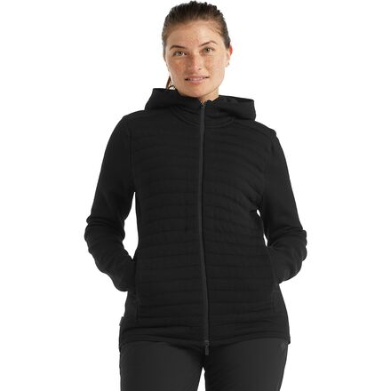 Icebreaker ZoneKnit Insulated Long-Sleeve Zip Hoodie - Women's - Clothing