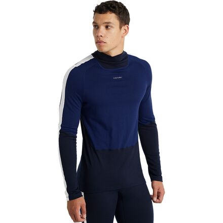 Icebreaker - 200 Sonebula Long-Sleeve Crew Top - Men's - Midnight Navy