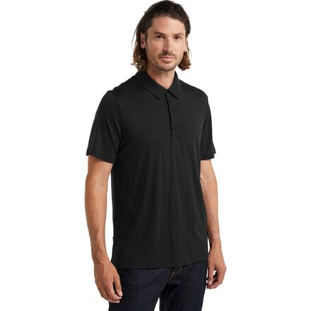 Icebreaker - Tech Lite II Short-Sleeve Polo Shirt - Men's - Black
