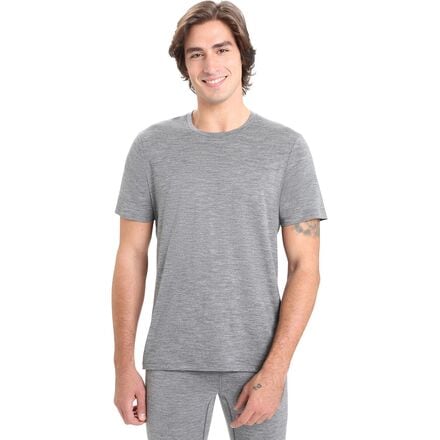 Icebreaker - Tech Lite II Short-Sleeve T-Shirt - Men's - Gritstone Heather2