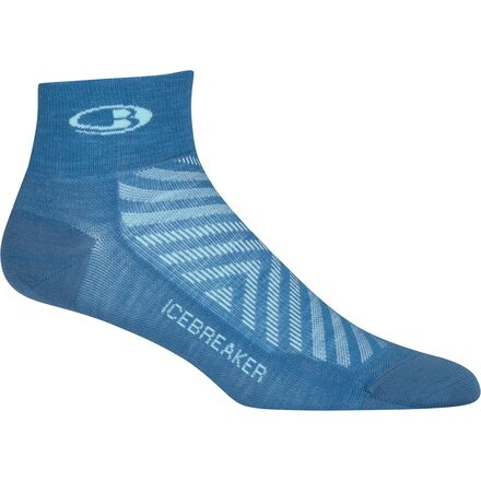 Icebreaker - Run+ Ultralight Mini Sock - Women's - Azul/Haze