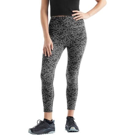 Beyond Yoga LARGE Lux Leopard High Waisted Leggings Gray White