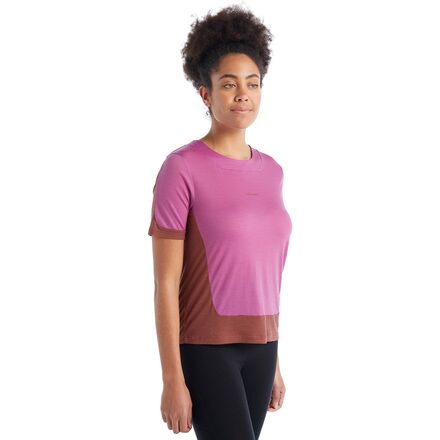 Icebreaker - ZoneKnit Merino Short-Sleeve T-Shirt - Women's - Cosmic/Grape/Cb