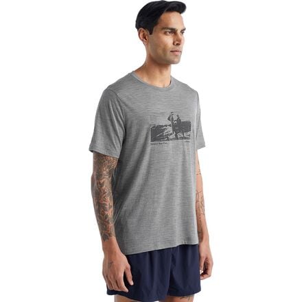 Icebreaker - Tech Lite II Natural Run Club Short-Sleeve T-Shirt - Men's