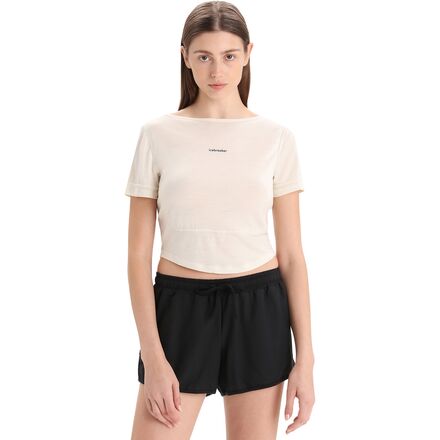 Icebreaker - ZoneKnit Scoop Back Short-Sleeve T-Shirt - Women's - Chalk