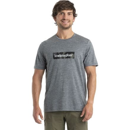 Icebreaker - Merino 150 Tech Lite II T-Shirt Natural Shades Logo - Men's
