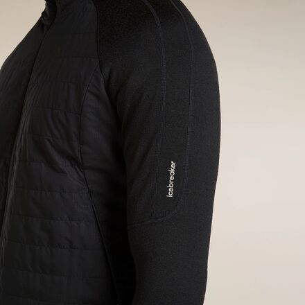 Icebreaker - Merino Blend Quantum Hybrid Zip Hoodie - Men's