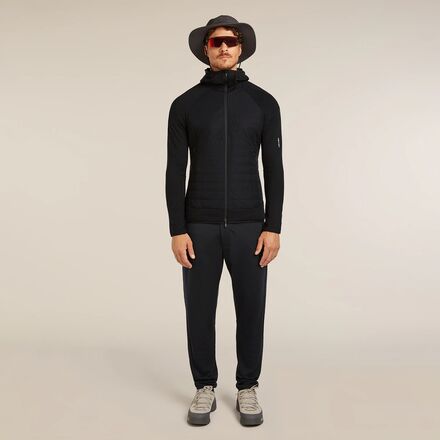 Icebreaker - Merino Blend Quantum Hybrid Zip Hoodie - Men's
