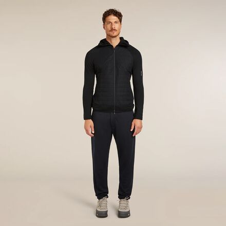 Icebreaker - Merino Blend Quantum Hybrid Zip Hoodie - Men's