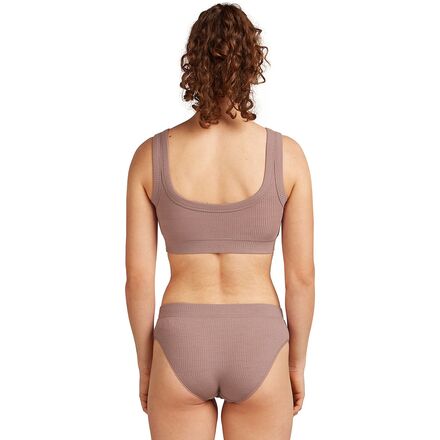 Icebreaker - Merino Blend Rib Lotus Bra - Women's