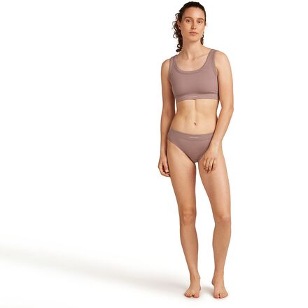 Icebreaker - Merino Blend Rib Lotus Bra - Women's