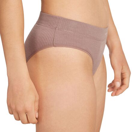 Icebreaker - Merino Blend Rib Lotus Hipster Bottom - Women's