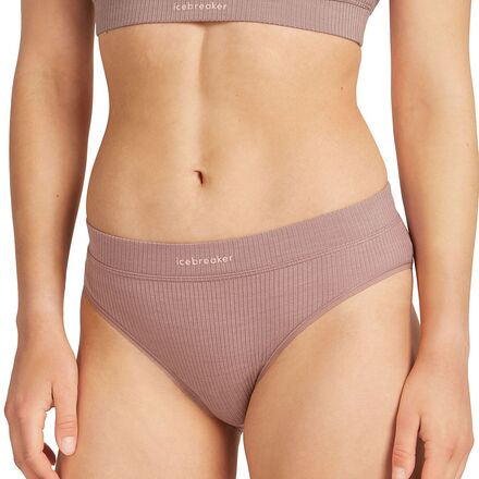 Icebreaker - Merino Blend Rib Lotus Hipster Bottom - Women's