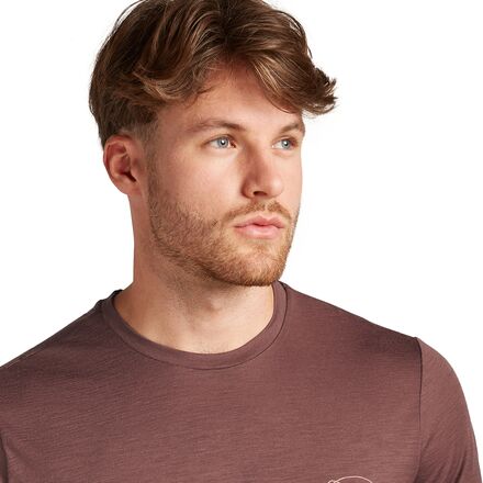 Icebreaker - Merino 150 Tech Lite Single Line Camp SS T-Shirt - Men's
