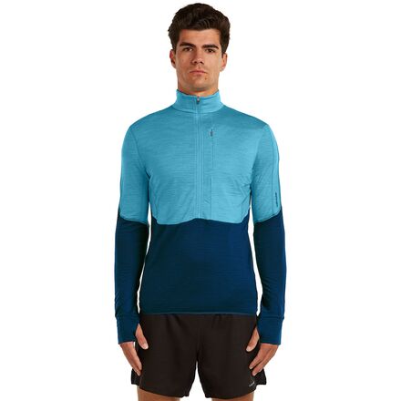 Merino Blend 200 RealFleece Descender LS 1/2-Zip Top - Men's