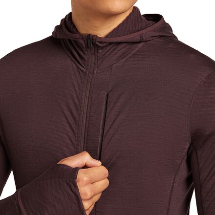 Icebreaker - Merino Blend 200 RealFleece Descender LS Zip Hoodie - Men's