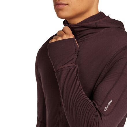 Icebreaker - Merino Blend 200 RealFleece Descender LS Zip Hoodie - Men's