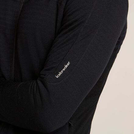 Icebreaker - Merino Blend 300 RealFleece Descender LS Zip Top - Men's