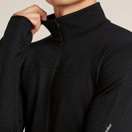 Icebreaker - Merino Blend 300 RealFleece Descender LS Zip Top - Men's