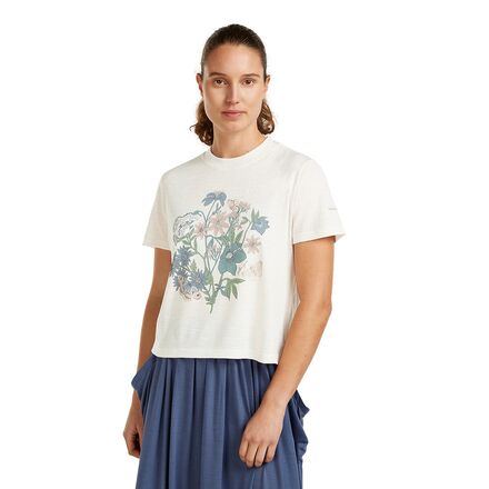 Merino 150 Tech Lite NZ Flora Crop T-Shirt - Women's