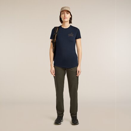 Icebreaker - Merino Blend 125 Cool-Lite Sphere Across Peaks Top - Women's