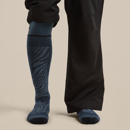 Icebreaker - Merino Blend Ski+ Medium OTC Mountain Contour Sock - Men's