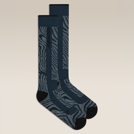 Icebreaker - Merino Blend Ski+ Medium OTC Mountain Contour Sock - Men's