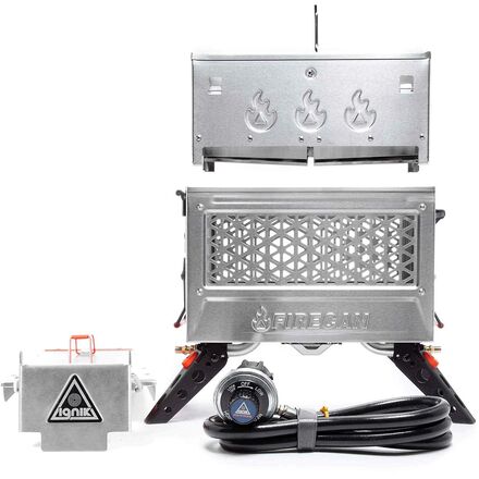 Ignik Outdoors - FireCan Deluxe - Stainless + Grill