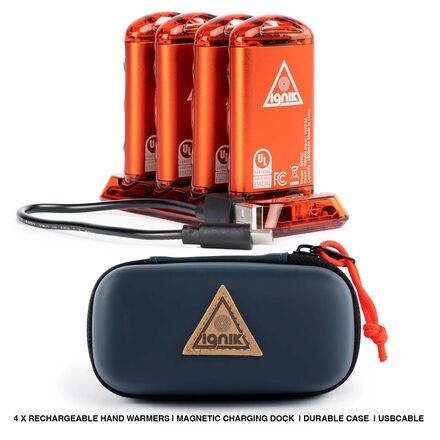 Ignik Outdoors - Ripple Rechargeable Hand Warmers - 4-Pack