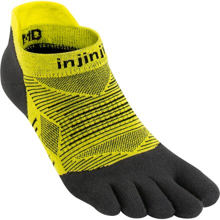 Injinji - Run No-Show Lightweight Sock - Men's - Limeade