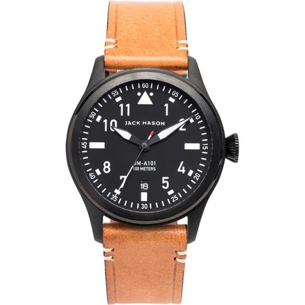 Jack Mason - A101 Aviation Collection PVD Leather Watch