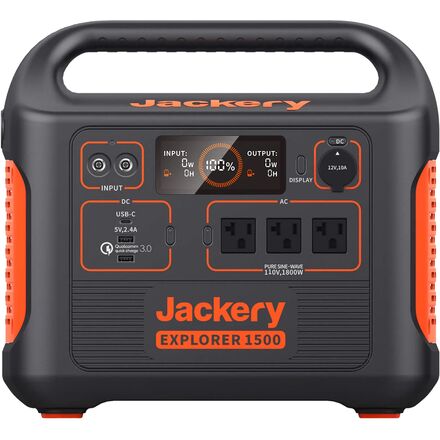 Jackery Inc - Explorer 1500 Portable Power Station - Orange/Black