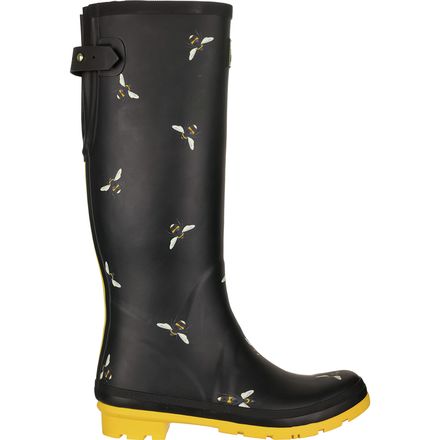 Joules - Printed Adjustable Back Gusset Welly - Women's