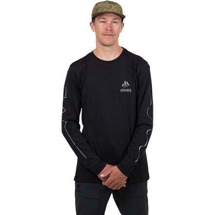 Jones Snowboards - Split Long-Sleeve T-Shirt - Men's - Black