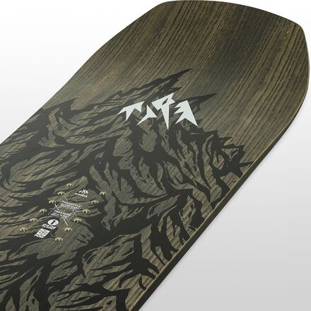 Jones Snowboards - Ultra Mountain Twin Snowboard - 2022 - Wood Veneer