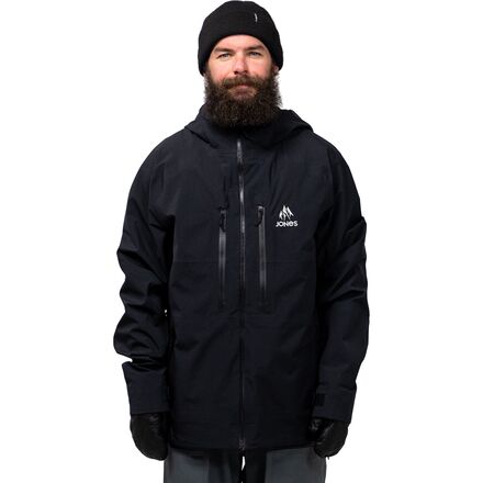 Jones Snowboards - Shralpinist Stretch Recycled Jacket - Men's - Stealth Black