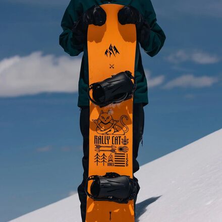 Snowboard Jones Women's Rally Cat 2025 - Planche Polyvalente Pour Femmes, Agile Et Ludique
