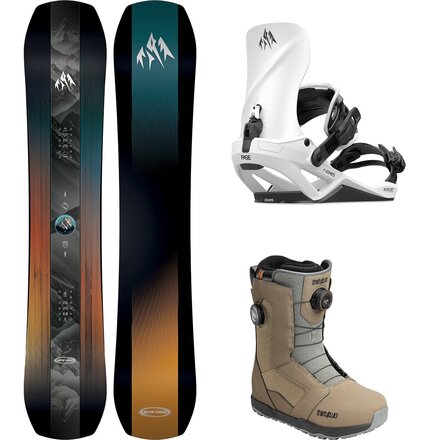 Mountain Twin w/ STW BOA + Mercury FASE Snowboard Package