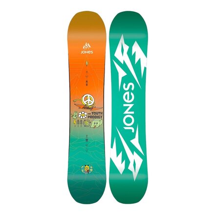 Jones Snowboards - Prodigy w/ Micron + Eclipse Snowboard Package - Kids'