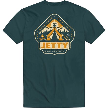 Jetty - Camper T-Shirt - Men's - Teal