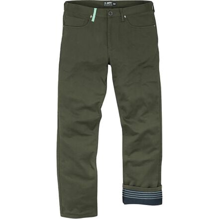 Jetty - Mariner Flannel Lined Pant - Men's - Military