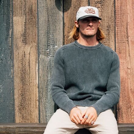 Jetty - Undertow Washed Crewneck Sweater - Men's
