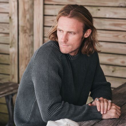 Jetty - Undertow Washed Crewneck Sweater - Men's
