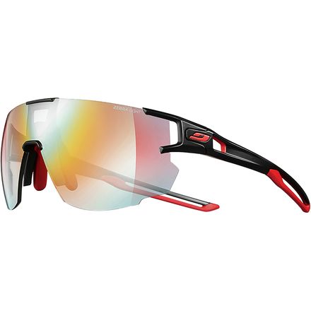 Julbo - Aerospeed REACTIV Sunglasses - Black/Red/Red-Light Fire Yellow/Brown