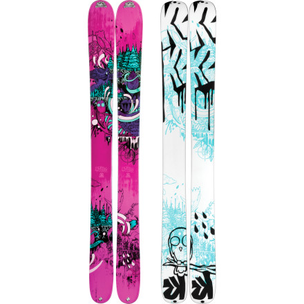 New K2 Miss Behaved Twin Tip Womens Skis 169cm | #133224585